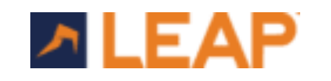 A green and orange background with the letter e