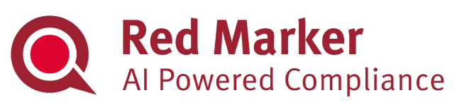 A red banner with the words " red market powered by " written in front of it.